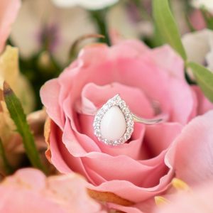 Merveilleuse bague argent 925 au lait maternel 2