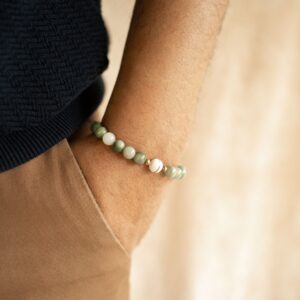 courageuse bracelet en gold filled ou argent et lait maternel