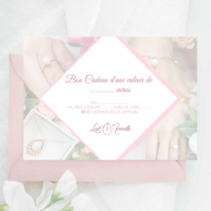 carte cadeau bijou au lait maternel Lait Merveille