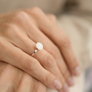 naturelle bague argent