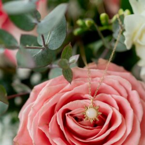 solaire collier en GF et lait maternel