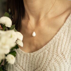 Pimpante collier en gold filled en lait maternel